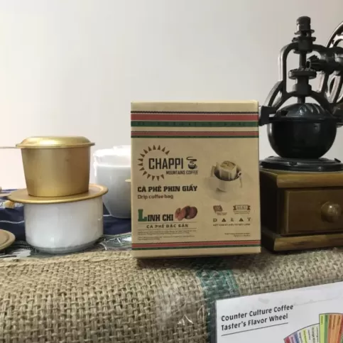 Cà phê Túi lọc Linh Chi Chappi Mountains Coffee